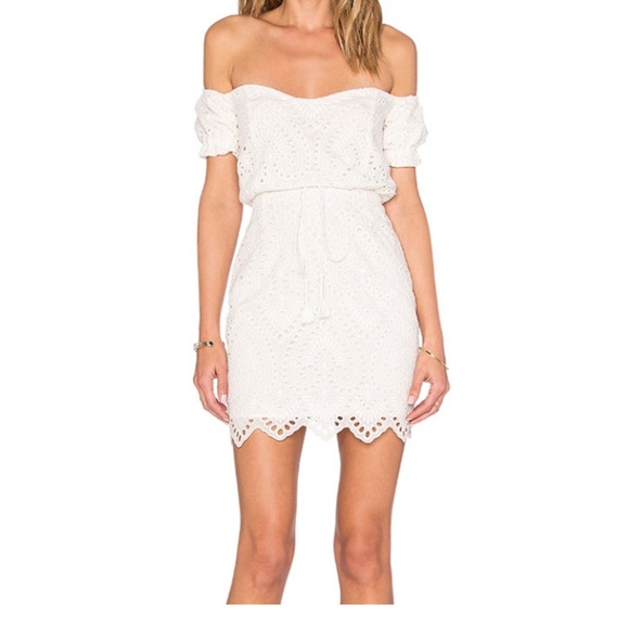 The Jetset Diaries Dresses & Skirts - The Jetset Diaries Santa Fe Mini Boho Dress cream